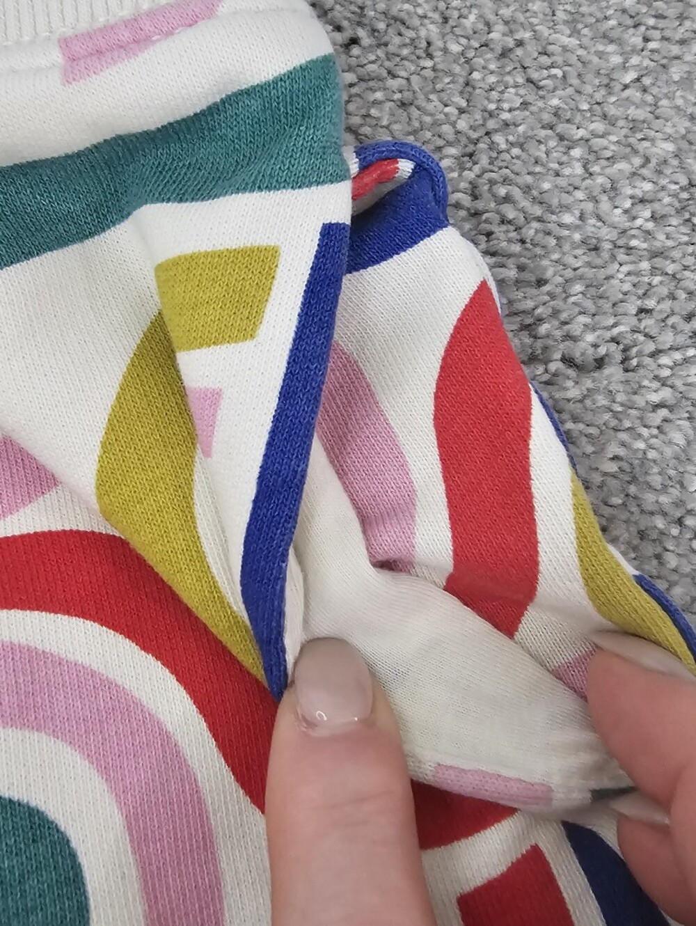 Hanna Andersson Joggers with Multicolor Rainbow - Picture 6 of 11